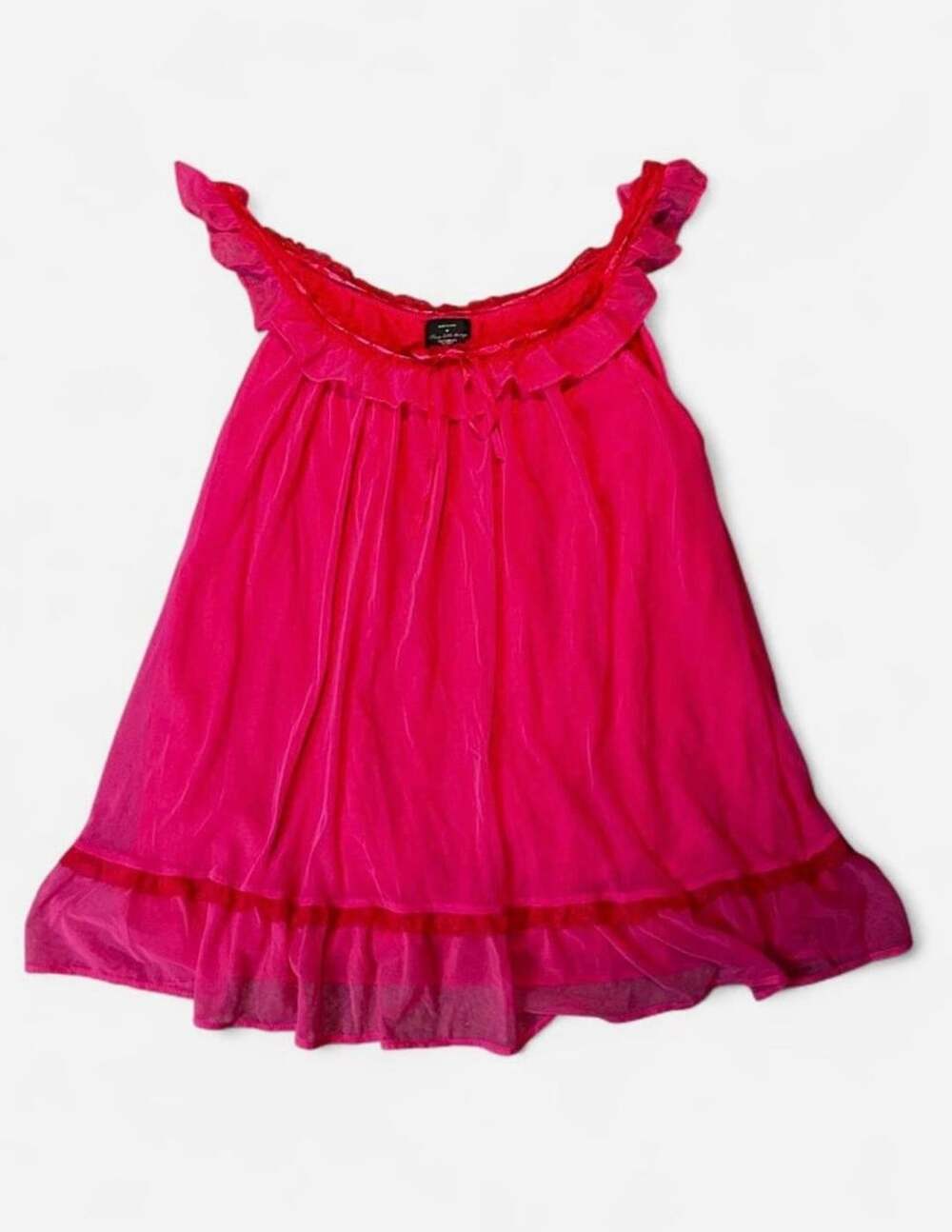 Victoria's Secret Pink Ruffled Babydoll Nightgown